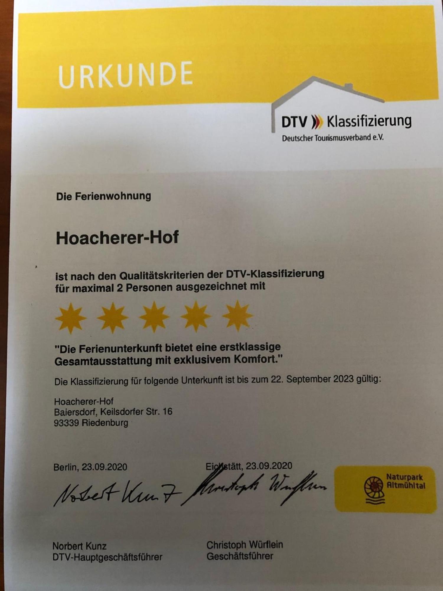 Ferienwohnung Hoacherer-Hof Riedenburg Exteriör bild
